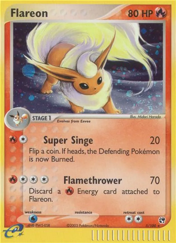 5 Flareon – Sandstorm