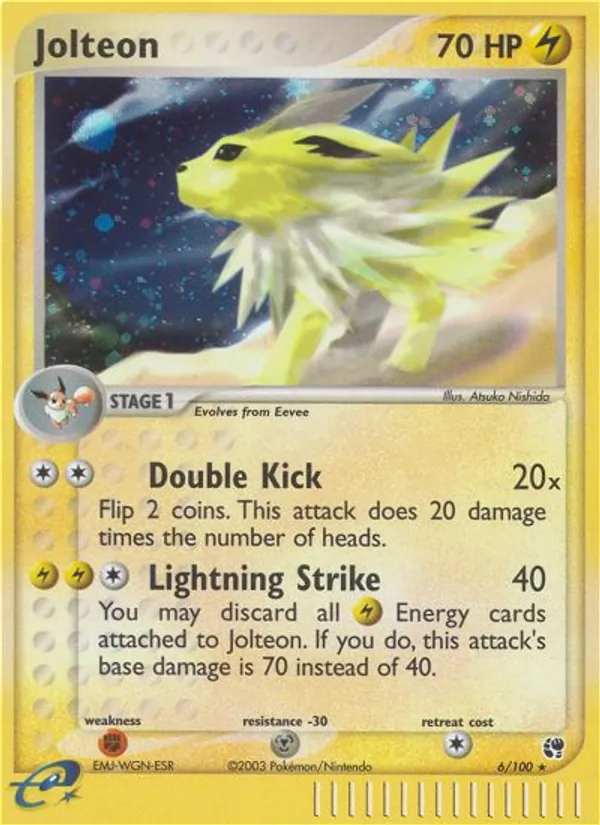 6 Jolteon – Sandstorm