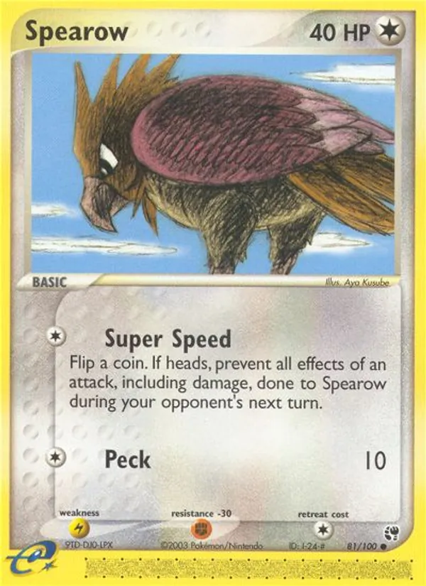 81 Spearow – Sandstorm