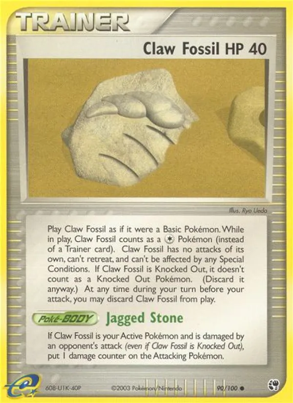 90 Claw Fossil – Sandstorm