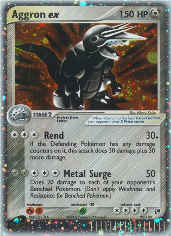 95 Aggron ex – Sandstorm
