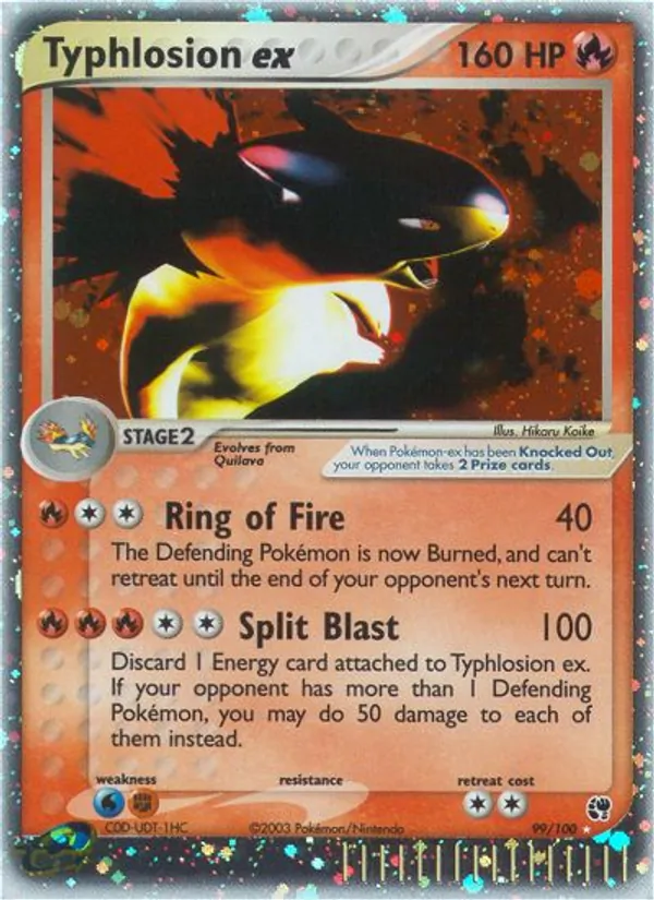 99 Typhlosion ex – Sandstorm