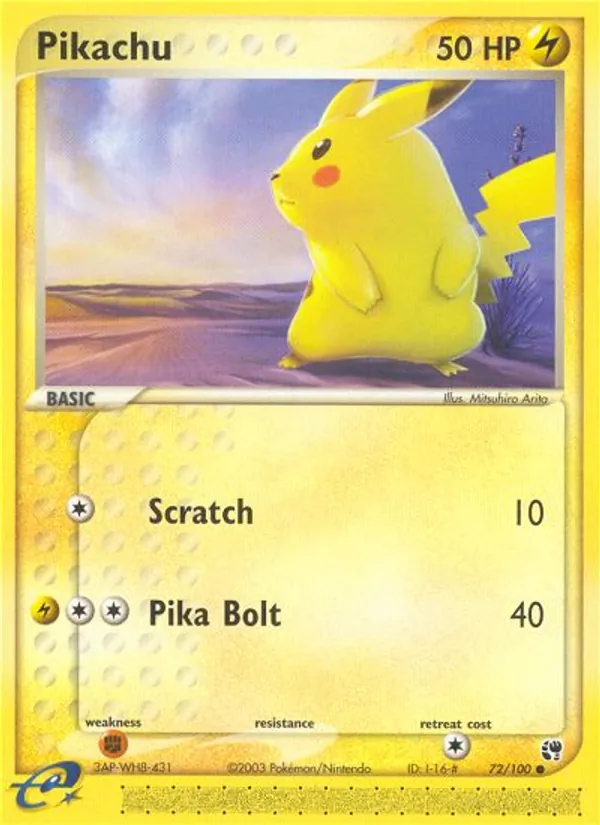 72-RH Pikachu – Sandstorm