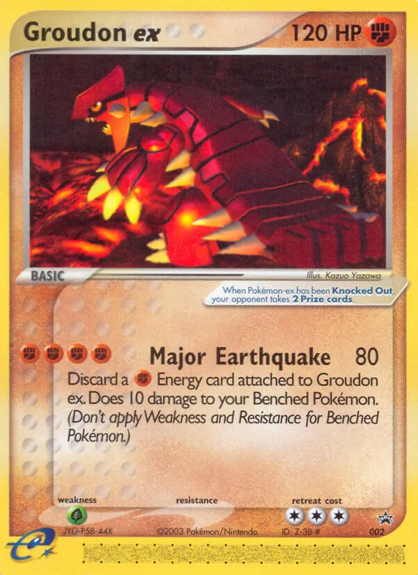 2-holo-cosmos Groudon ex (Holo, Cosmos Holo) – Nintendo Black Star Promos
