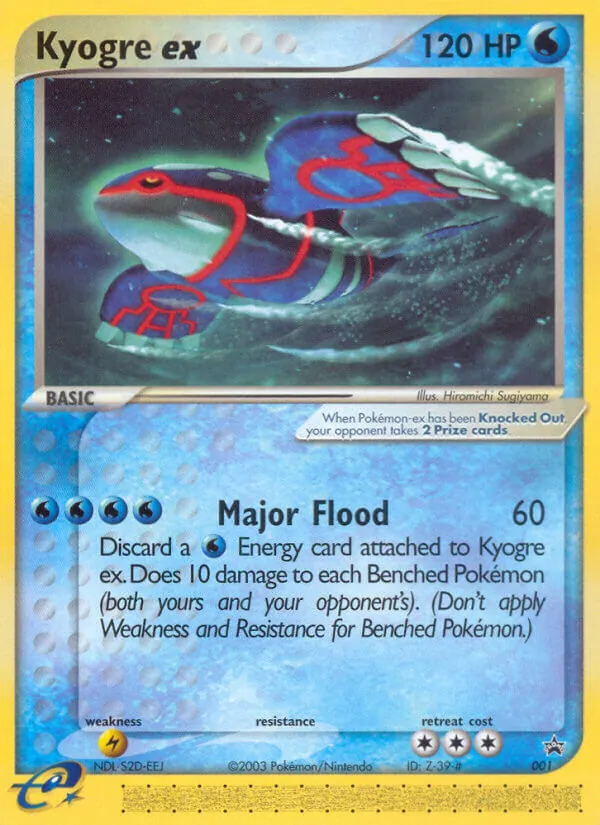1 Kyogre ex – Nintendo Black Star Promos