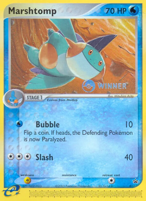 11 Marshtomp – Nintendo Black Star Promos