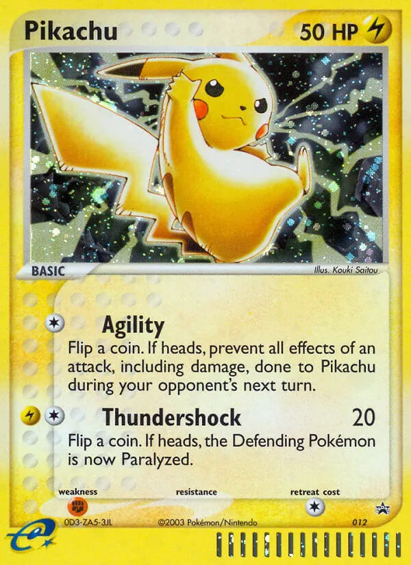 12 Pikachu – Nintendo Black Star Promos