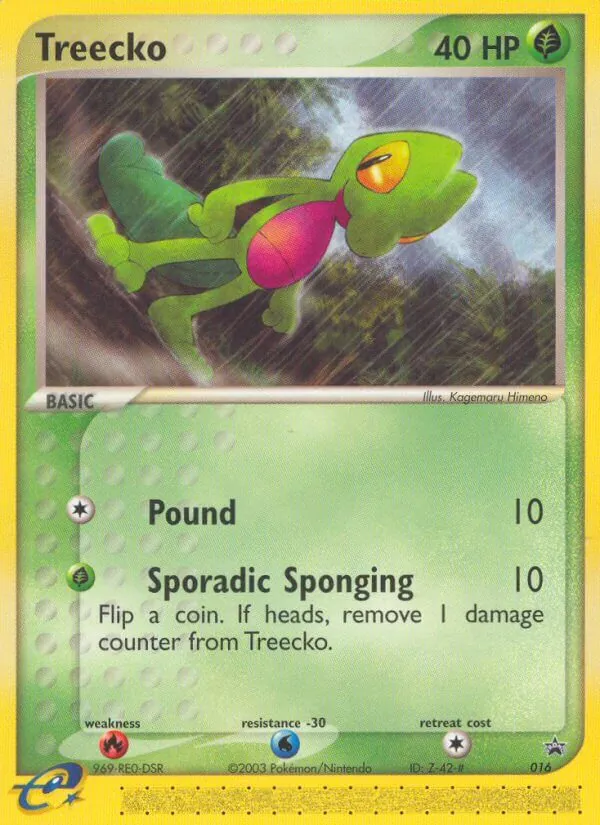 16 Treecko – Nintendo Black Star Promos