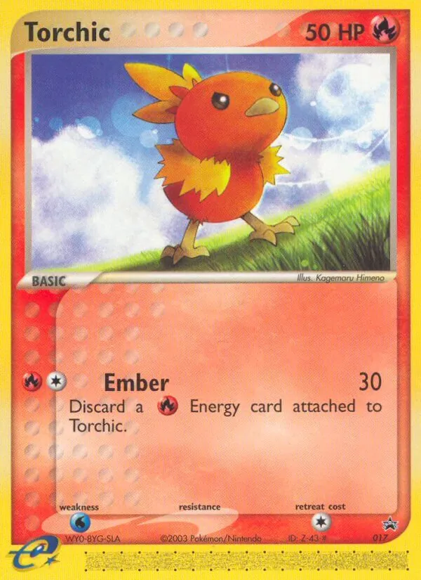 17 Torchic – Nintendo Black Star Promos