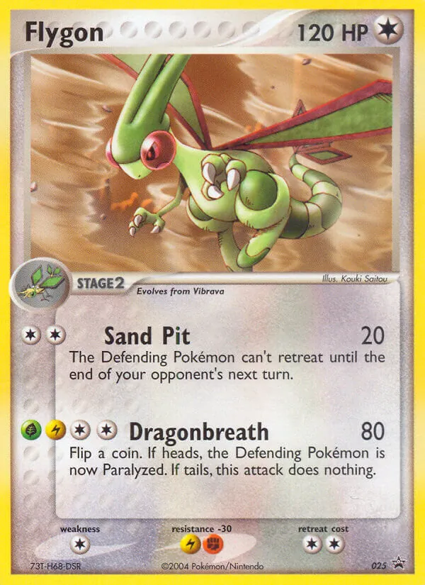 25 Flygon – Nintendo Black Star Promos