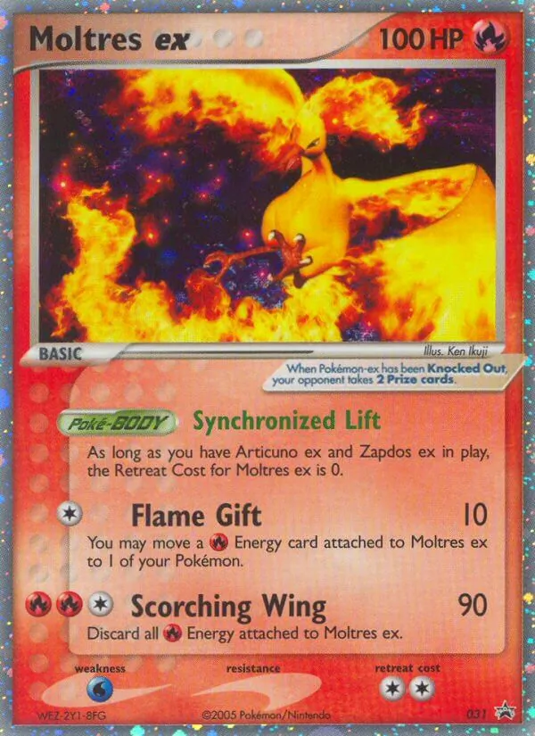 31 Moltres ex – Nintendo Black Star Promos