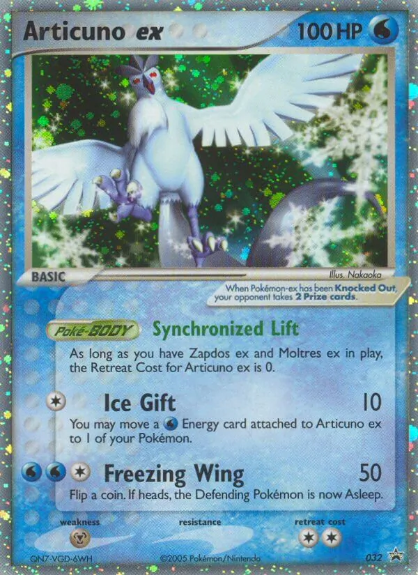 32 Articuno ex – Nintendo Black Star Promos
