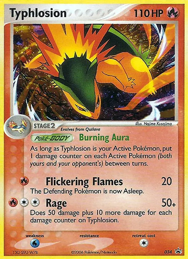 34 Typhlosion – Nintendo Black Star Promos