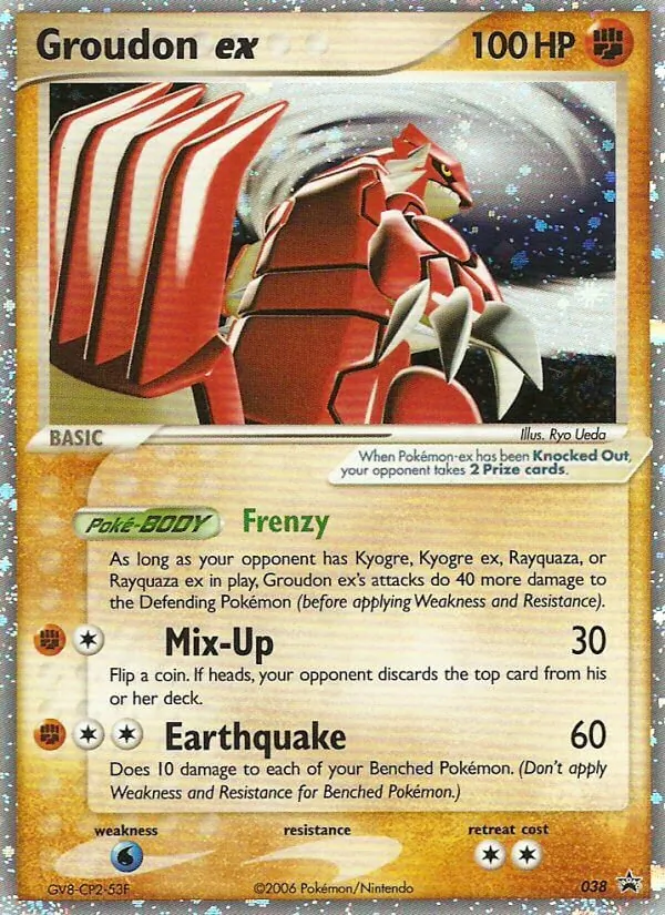 38 Groudon ex – Nintendo Black Star Promos