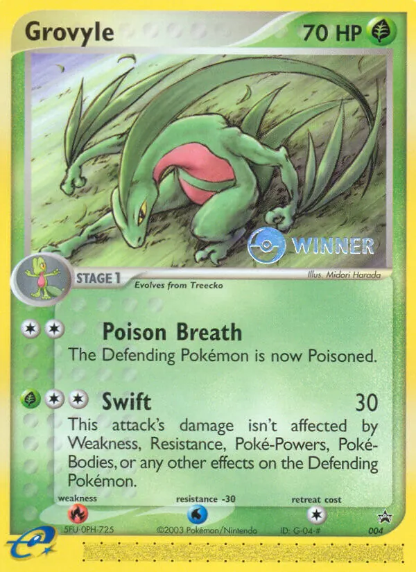 4 Grovyle – Nintendo Black Star Promos
