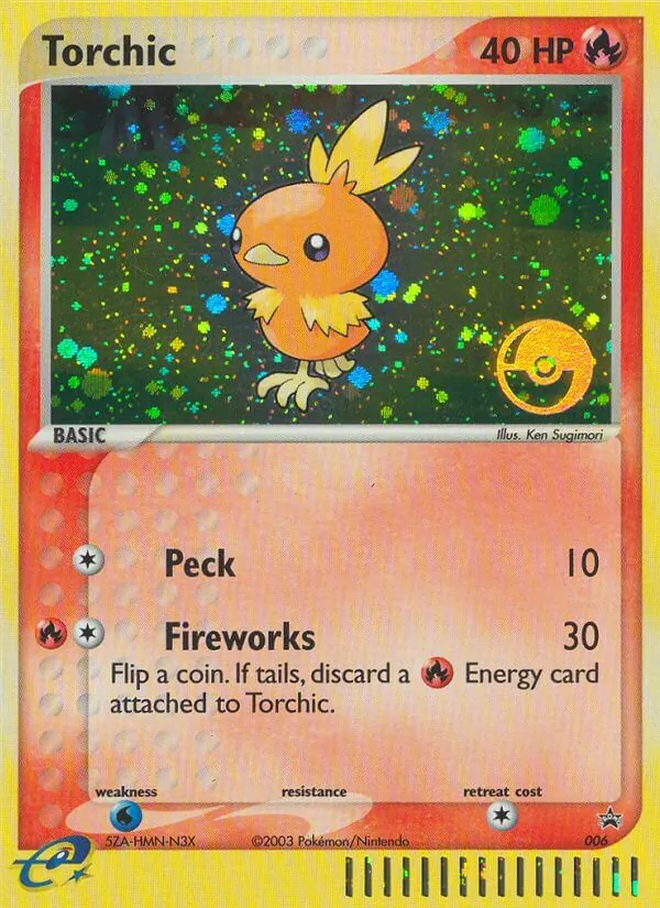 6 Torchic – Nintendo Black Star Promos
