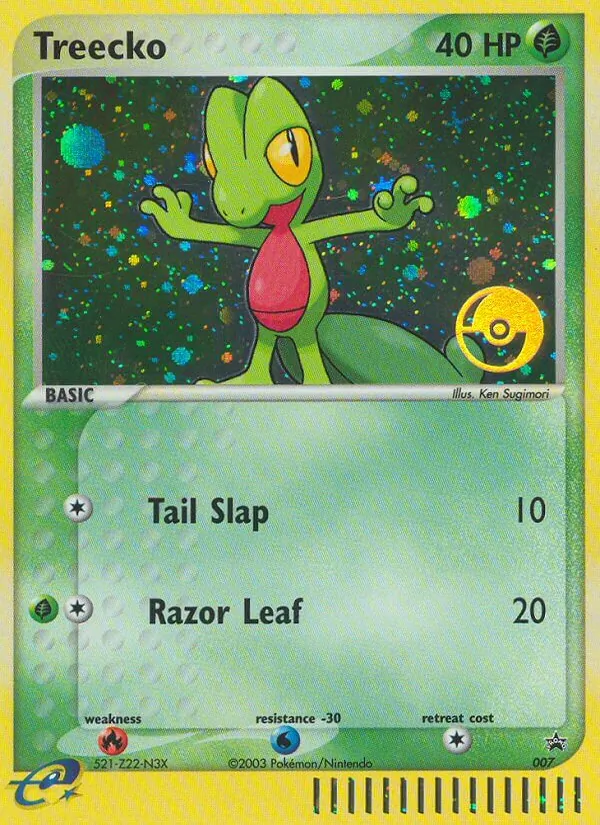 7 Treecko – Nintendo Black Star Promos