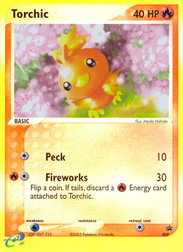 8 Torchic – Nintendo Black Star Promos
