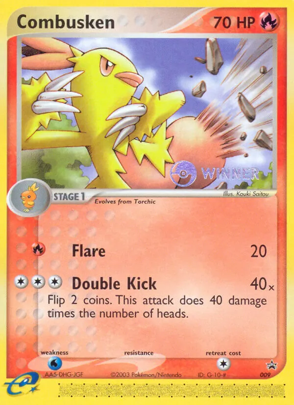 9 Combusken – Nintendo Black Star Promos
