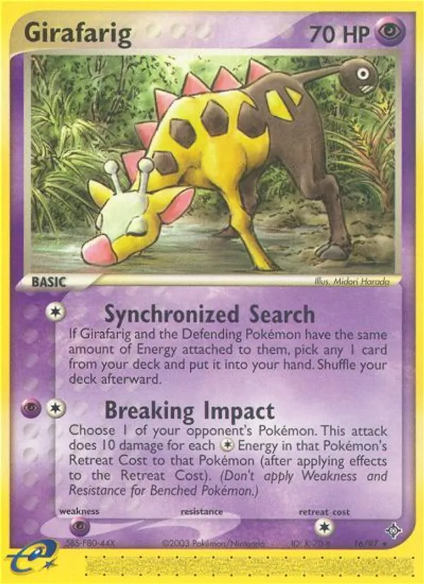 16-RH Girafarig – Dragon