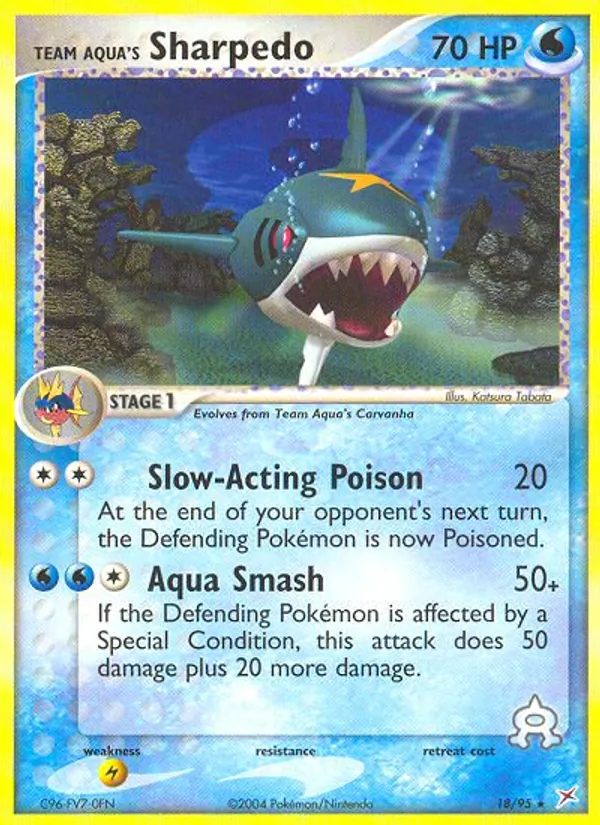 18 Team Aqua's Sharpedo – Team Magma vs Team Aqua