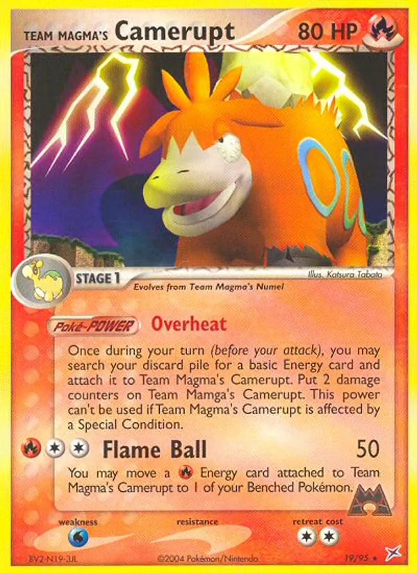19 Team Magma's Camerupt – Team Magma vs Team Aqua