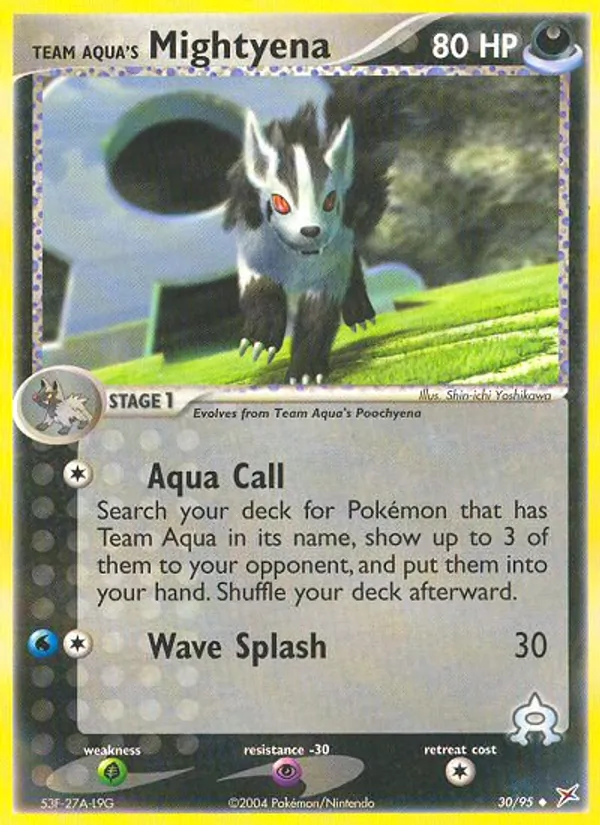 30 Team Aqua's Mightyena – Team Magma vs Team Aqua