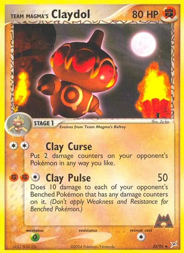 33 Team Magma's Claydol – Team Magma vs Team Aqua