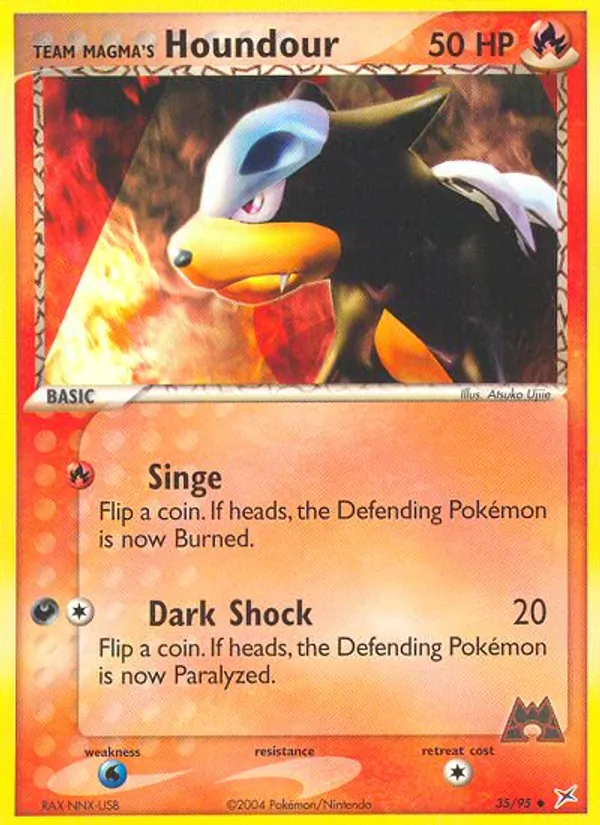 35 Team Magma's Houndour – Team Magma vs Team Aqua