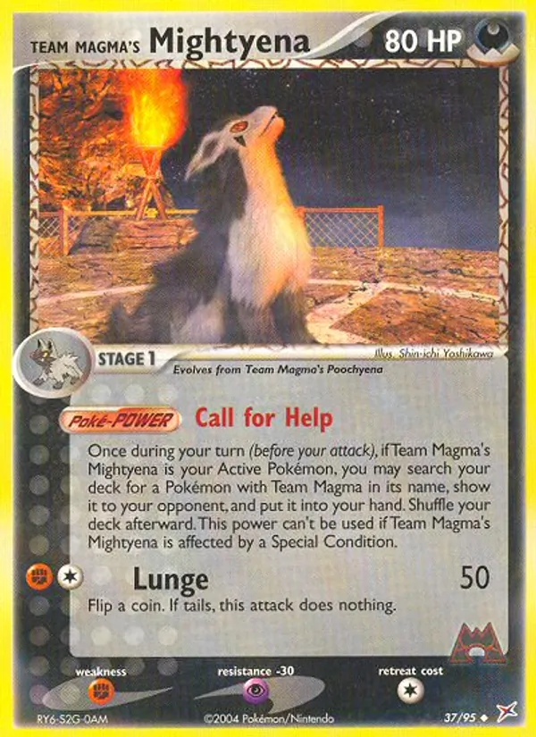 37 Team Magma's Mightyena – Team Magma vs Team Aqua