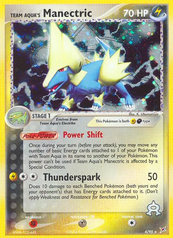 4 Team Aqua's Manectric – Team Magma vs Team Aqua