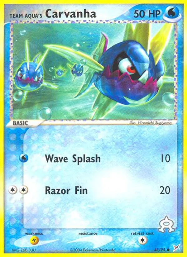 48 Team Aqua's Carvanha – Team Magma vs Team Aqua