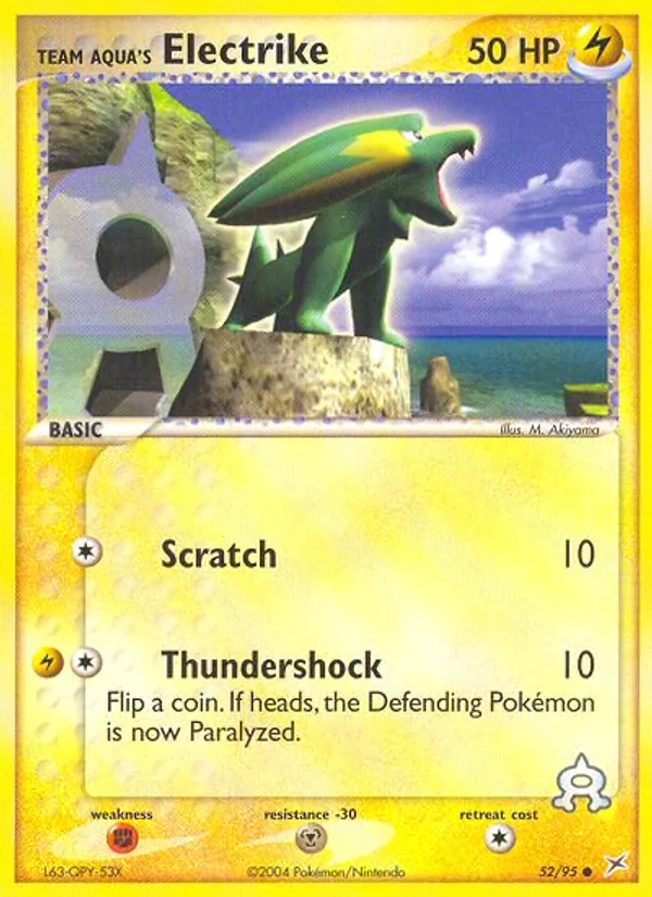 52 Team Aqua's Electrike – Team Magma vs Team Aqua