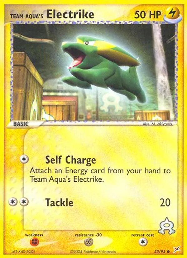 53 Team Aqua's Electrike – Team Magma vs Team Aqua
