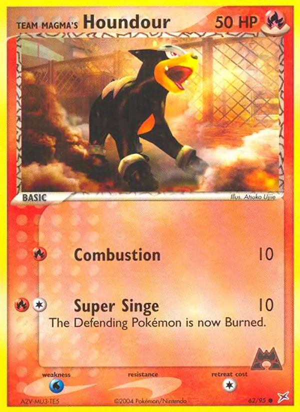 62 Team Magma's Houndour – Team Magma vs Team Aqua