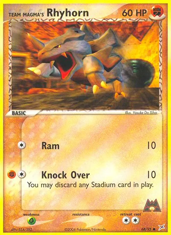68 Team Magma's Rhyhorn – Team Magma vs Team Aqua