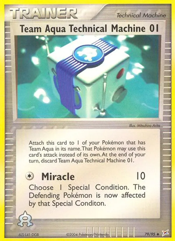 79 Team Aqua Technical Machine 01 – Team Magma vs Team Aqua