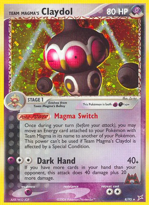 8 Team Magma's Claydol – Team Magma vs Team Aqua