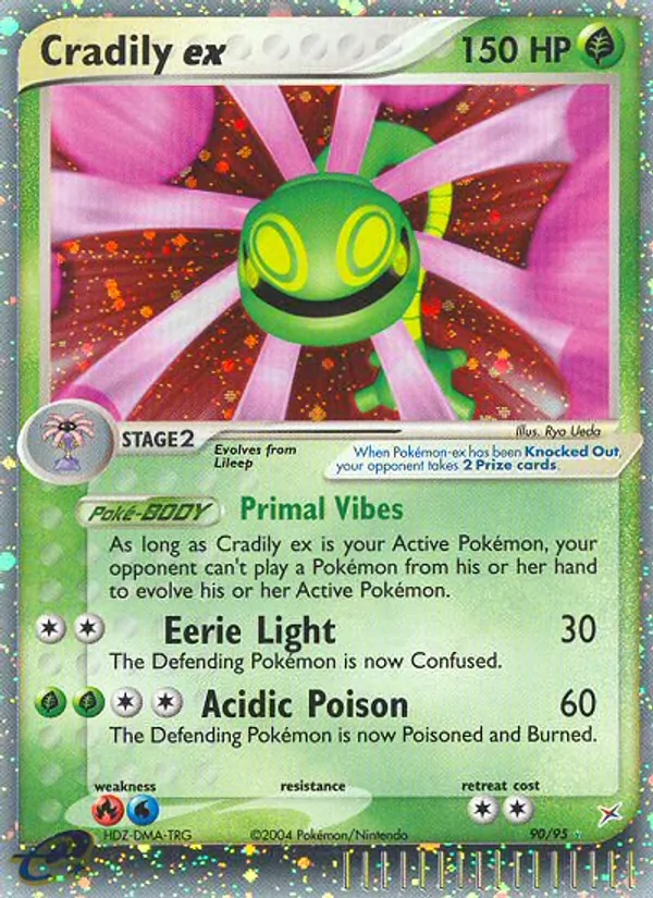 90 Cradily ex – Team Magma vs Team Aqua