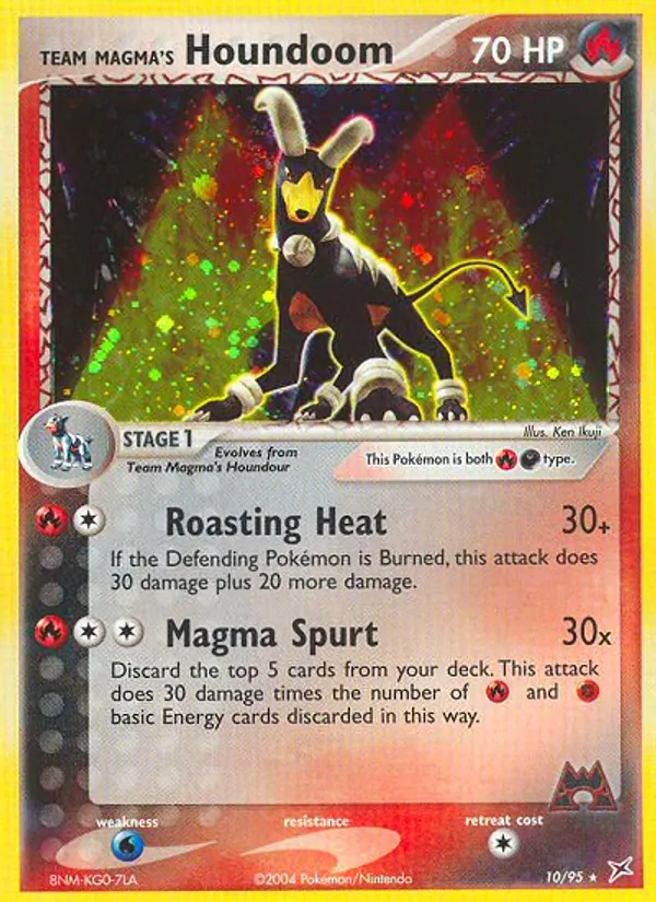 10-RH Team Magma's Houndoom – Team Magma vs Team Aqua