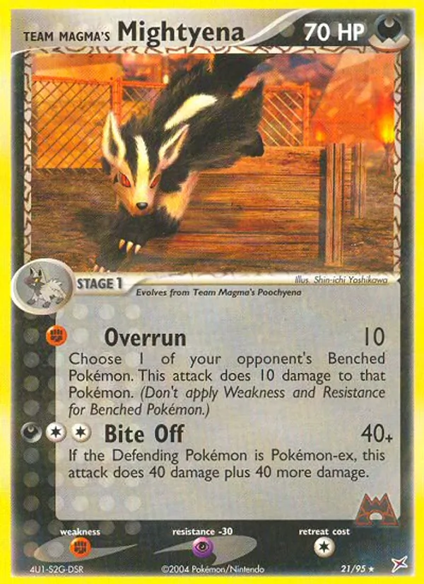 21-RH Team Magma's Mightyena – Team Magma vs Team Aqua