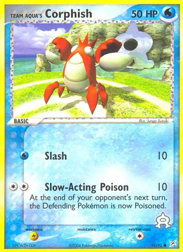51-RH Team Aqua's Corphish – Team Magma vs Team Aqua
