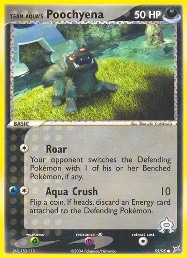 55-RH Team Aqua's Poochyena – Team Magma vs Team Aqua