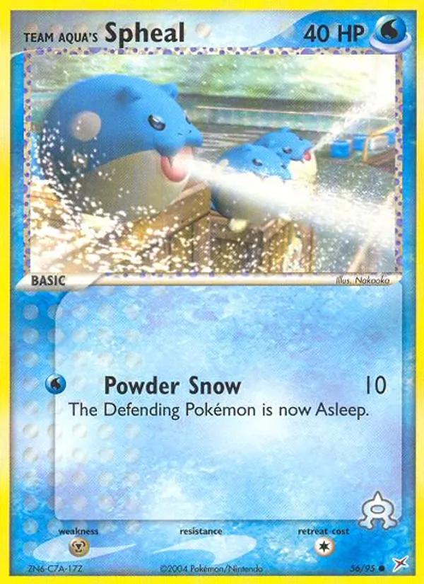 56-RH Team Aqua's Spheal – Team Magma vs Team Aqua