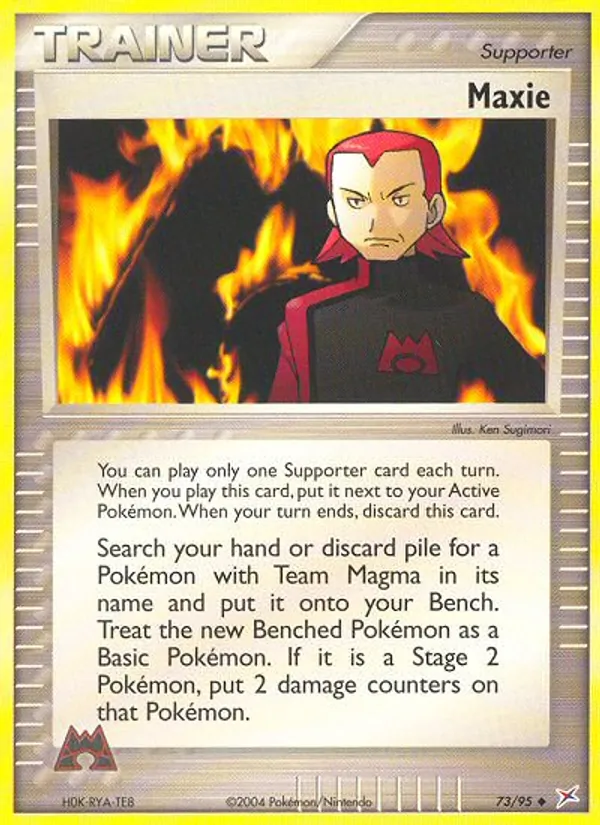 73-RH Maxie – Team Magma vs Team Aqua
