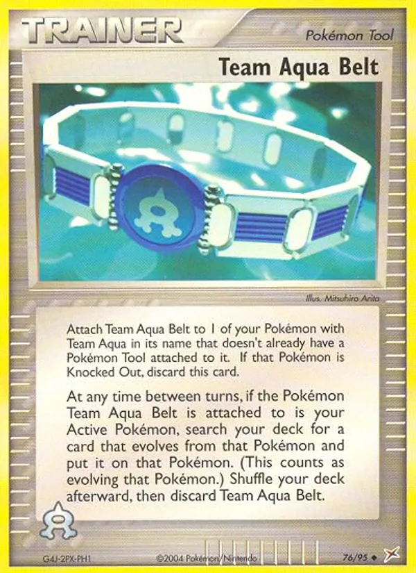 76-RH Team Aqua Belt – Team Magma vs Team Aqua