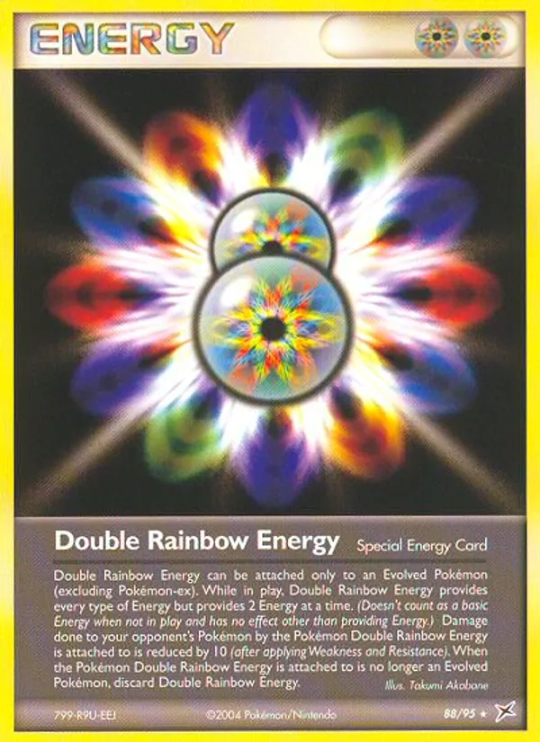 88-RH Double Rainbow Energy – Team Magma vs Team Aqua