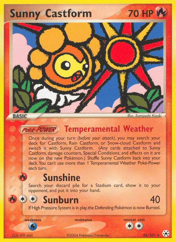 26-ER Sunny Castform – Hidden Legends
