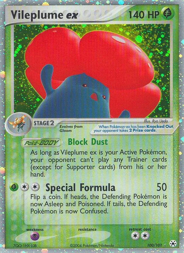 100 Vileplume ex – Hidden Legends