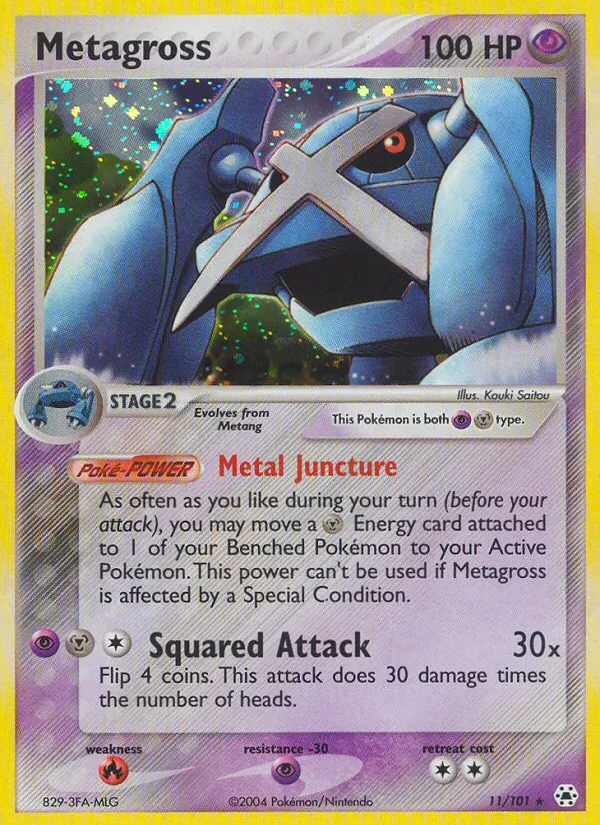 11 Metagross – Hidden Legends